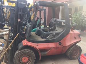 China 5 Ton Diesel Forklift , H50D Used Linde Forklift Import From Japan , 2010 Year wholesale