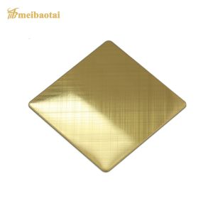 China 0.55mm 304 Stainless Steel Sheet Silver Brushed Rose Gold wholesale