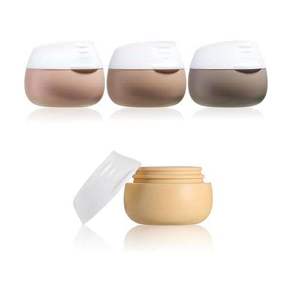 Makeup Cosmetic Silicone Travel Jar BPA Free 20ml for Toiletry