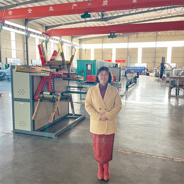 Durable Spiral Reinforced Pe Pipe Production Line High Speed