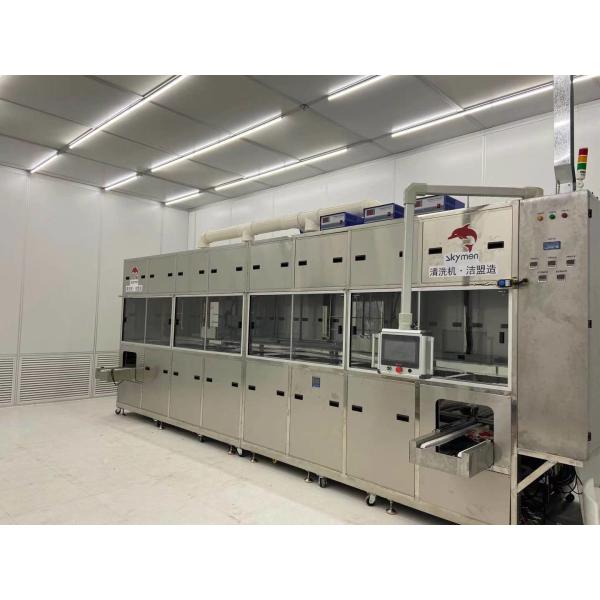 Multi Stage Automated Ultrasonic Cleaner 7200W For Bearings Shafts