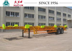 China Heavy Duty 50 Tons Skeletal Container Trailer 12420*2480*1540 Dimension wholesale