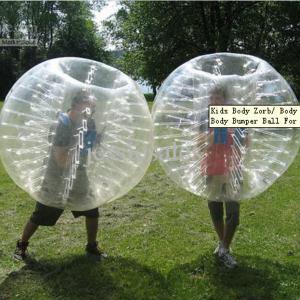 China CE Inflatable Bumper Ball 1.0mm PVC Inflatable Zorb Ball For Soccer Games on sale