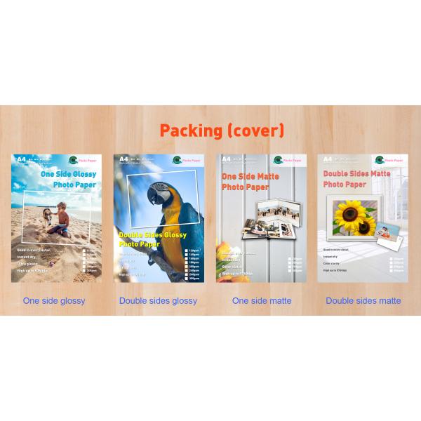 Single Sided Glossy 90gsm A4 Cast Coated Photo Paper