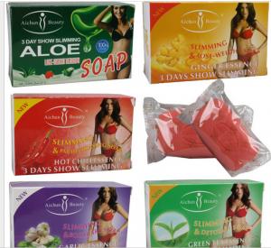 China 100% herbal Slimming Soap slim down abdomen and waist fat burnner 3 days show slimming wholesale