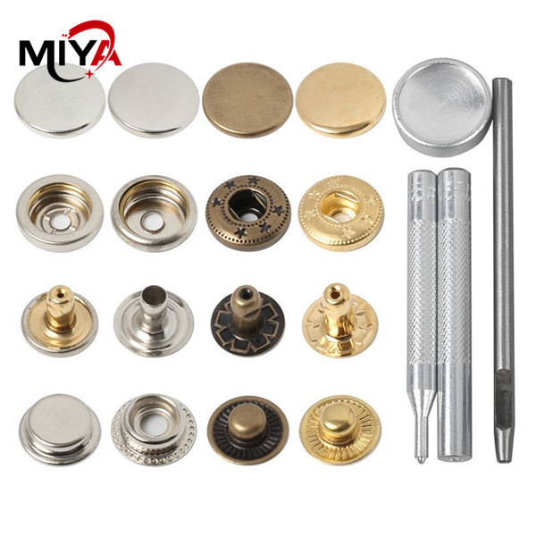 Dry Cleaning Round 21mm Metal Snap Fasteners