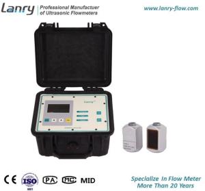 China Portable Doppler Ultrasonic Flow Meter With Data Logger Function wholesale
