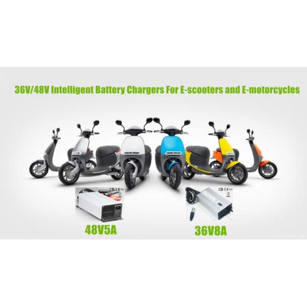 Smart 8 Amps 36 Volt Battery Charger Intelligent For Electric Scooter And Motorcycles