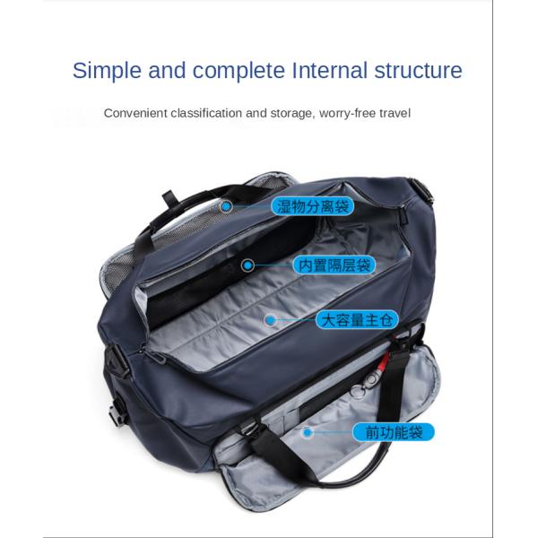 Waterproof Softback Outdoor Duffle Bag With Shoe Compartment 29L