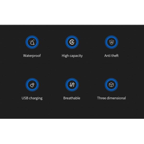 Factory new korean casual men bag usb men anti theft waterproof PC laptop backpack bag backpacks