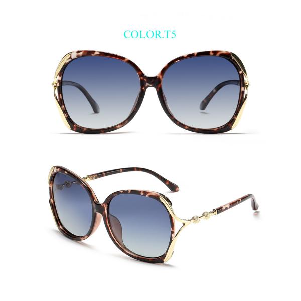 UV400 Square Luxury Sunglasses Designer Authentic Round Retro Ladies Shades