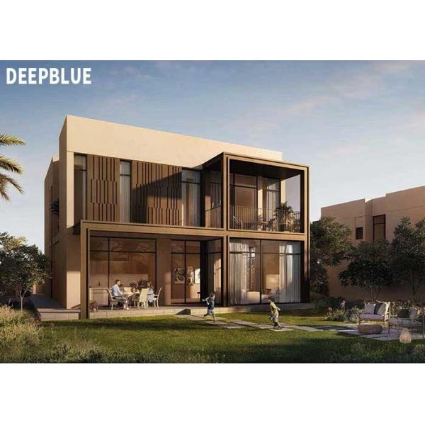 Australia Standard Prefab Luxury Villa Kit With Light Steel Frame Modular Home For Family