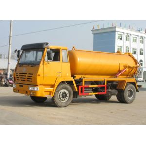 China Manual 12m3 6mm Carbon Steel 98Km/H Sewer Suction Truck wholesale