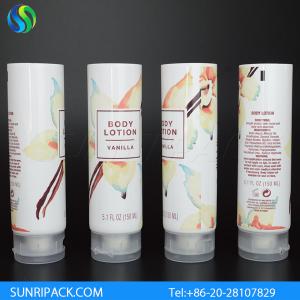 China 150ml/5.3oz large diameter plastic tube empty body lotion plastic packaging tubes wholesale