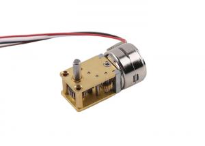 China 2 Phase 15mm Micro Precision Geared Stepper Motor With Worm Gearbox wholesale