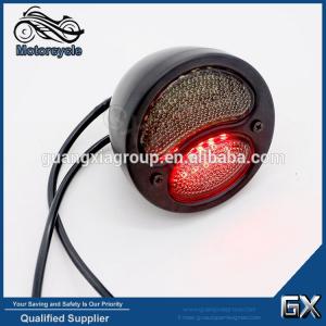 China Chopper Bike Tail Light Motorcycle Retro Classic Rear Lamp Tail Light with Bracket on sale