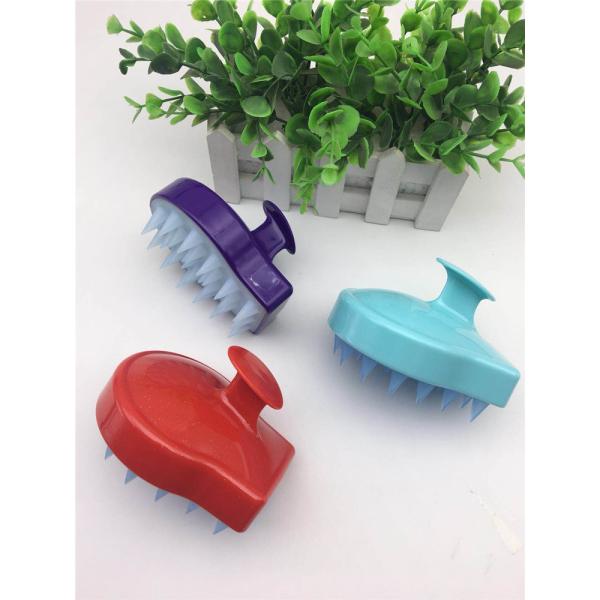 Shower Use Scalp Massaging Shampoo Brush , 68 G Silicone Shampoo Brush