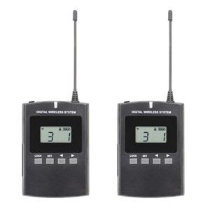 China Two Way Wireless Headset Microphone System , Digital Audio Guide Device on sale