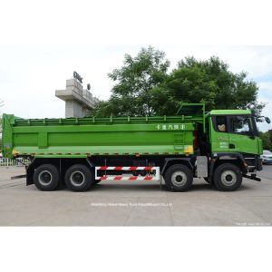 China Shacman X3000 8X4 CNG Dump Truck 380hp LHD New wholesale