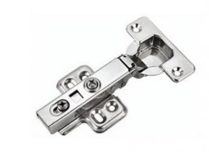 China Stainless Steel Hydraulic Hidden Cabinet Door Hinges Self Closing Full Overlay wholesale