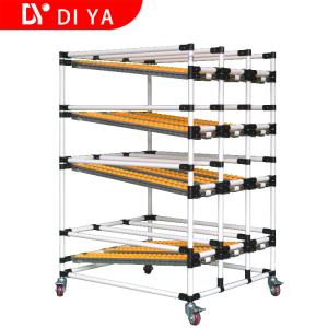 China Modular system Industrial Lean Pipe Racking System Shelf wholesale