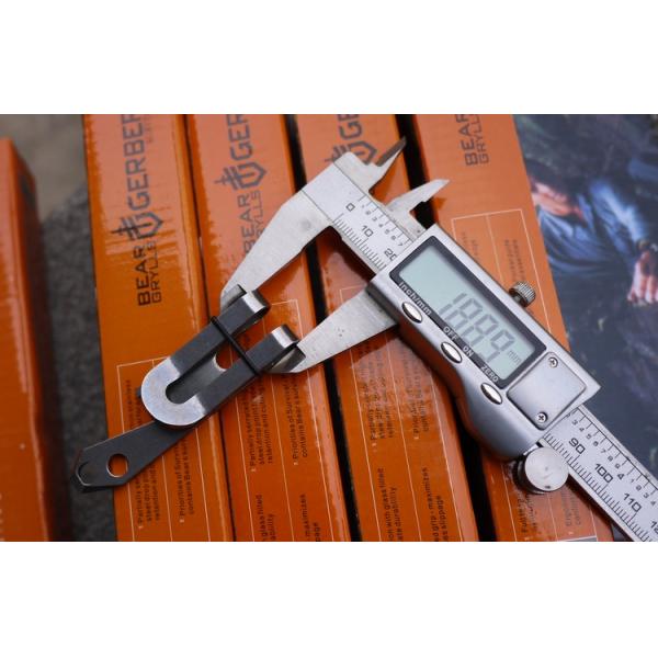 GR5 Custom Titanium Camping Parts 2.4mm Thickness For EDC Outdoor Using