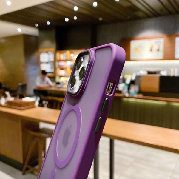 Custom Magsafe Phone Case Matte Transparent Mobile Covers Scratch Resistant