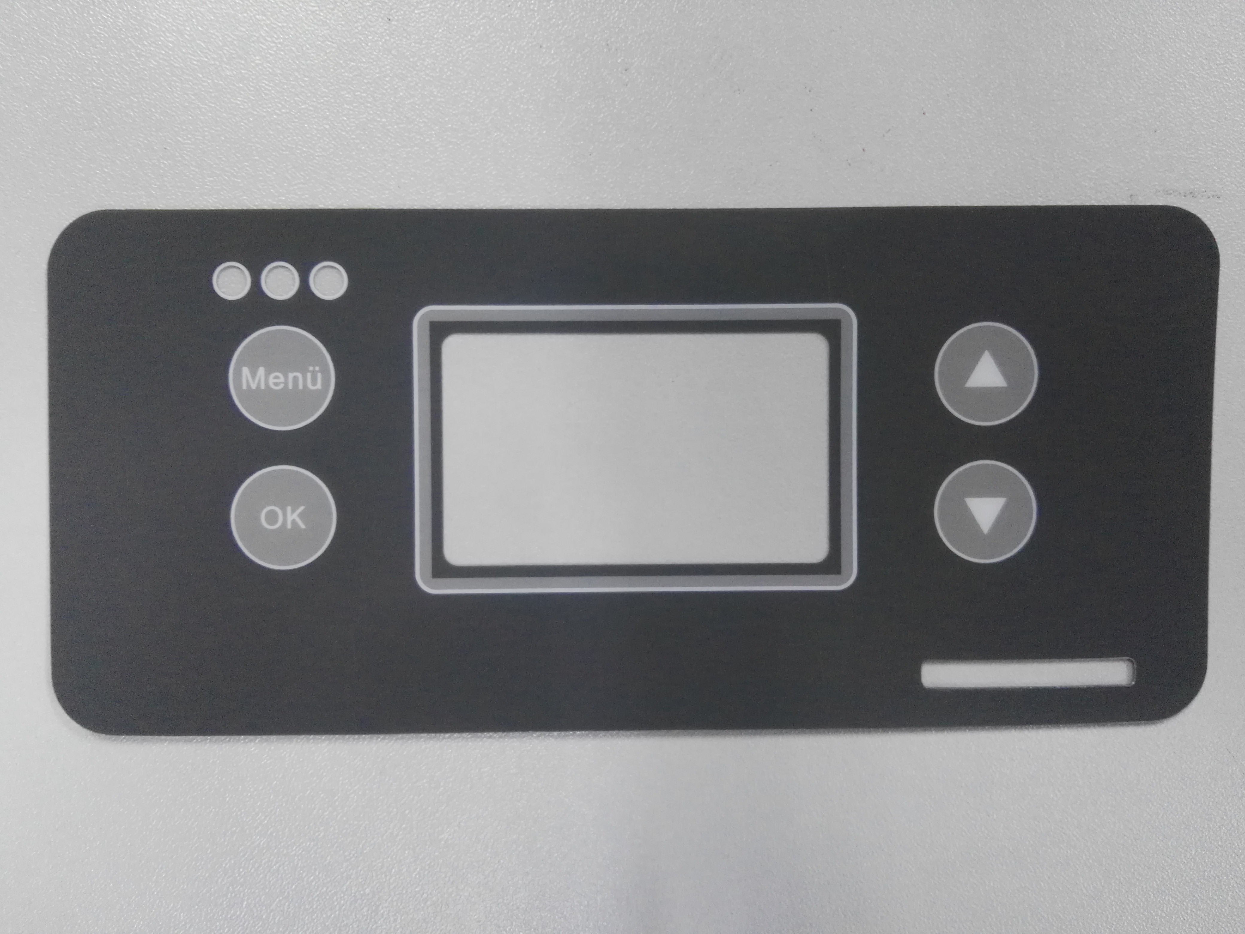 Quality Custom Rich Color Graphic Overlay With Transparent Clean Window 3M Adhesive ISO9001:2008 for sale