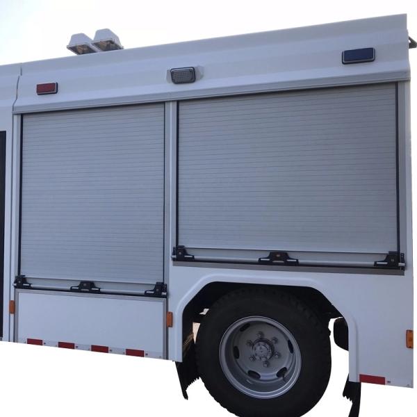 Fire Fighting Car Rapid Roll up Shutter Aluminum Alloy Outdoor Slide Roller Shutter Industrial Rollup Iron Rolling door