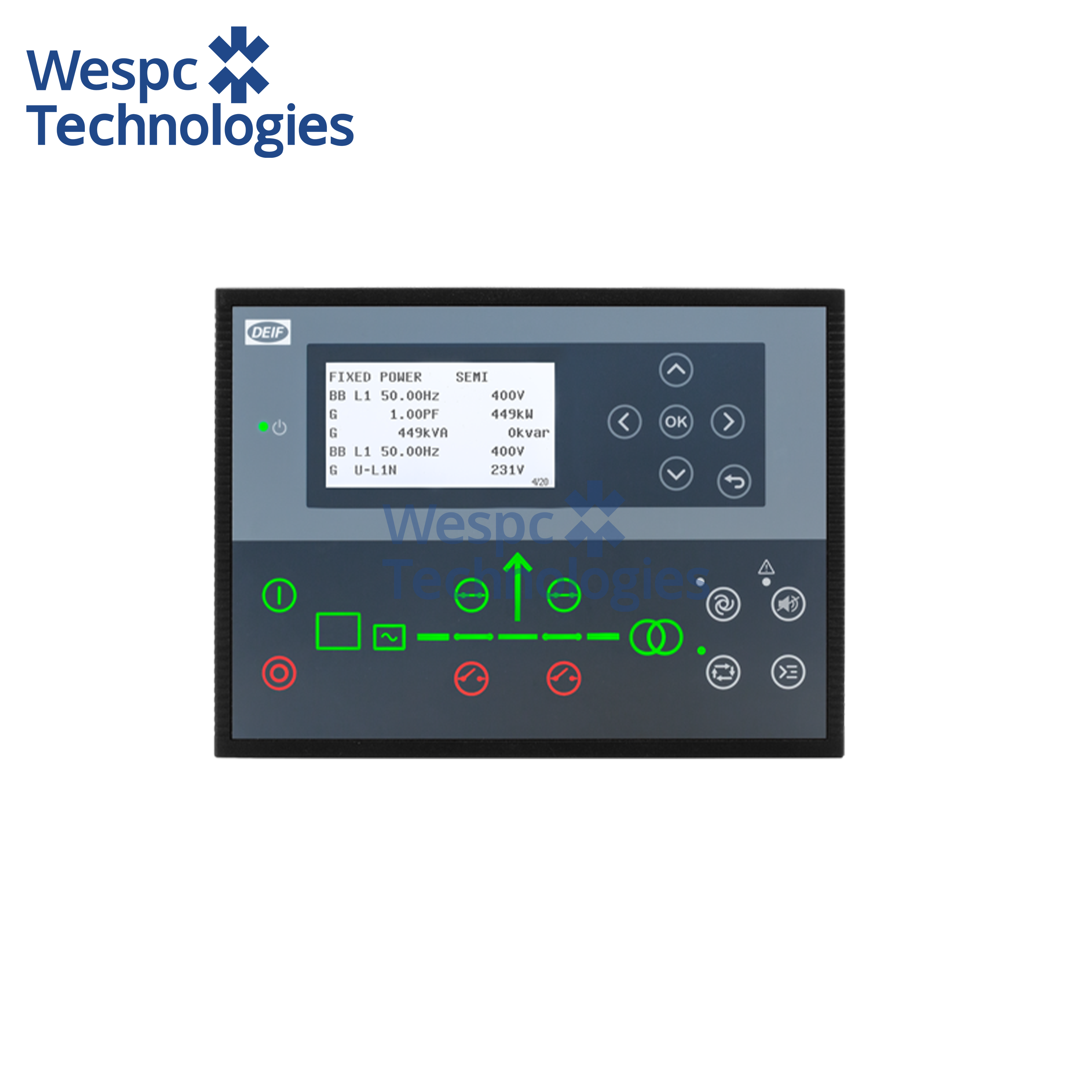 WESPC Original AGC150 Standalone Generator Controller for Diesel Genset Panel