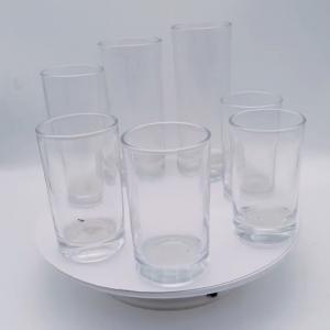 China Bottom Dia 53mm 59mm Juice Drinking Water Glasses For Wine 160ml 300ml wholesale