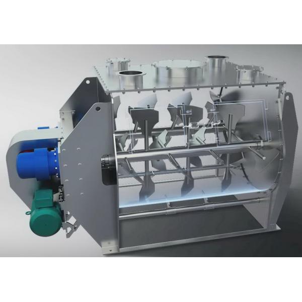 High Capacity Twin Shaft Mixer Batching Plant Applied In Chemical / Biological