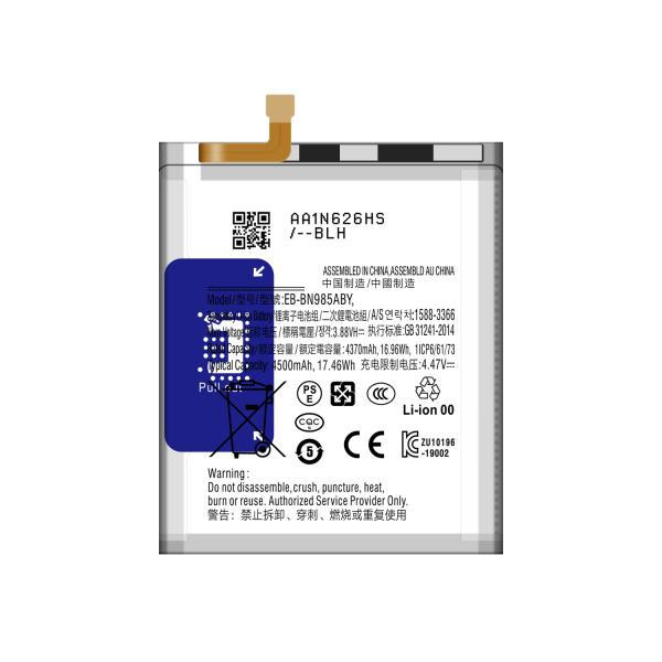 100% 0 Cycle EB-BN985ABY Lithium ion Battery For Samsung Note20 Ultra phones batteries