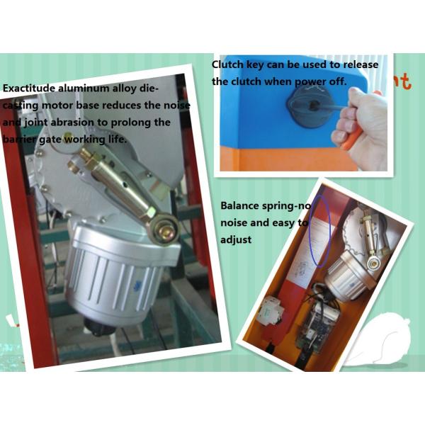 Intelligent Automatic Car Parking Barrier Gate 5 Meters Folding Parking Gate Arm