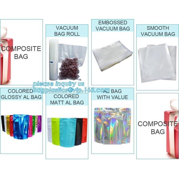 color printed vacuum bags Co-extruded vacuum rolls Laminated vacuum rolls Food Vacuum Storage Pouch Vacuum Packing Bags