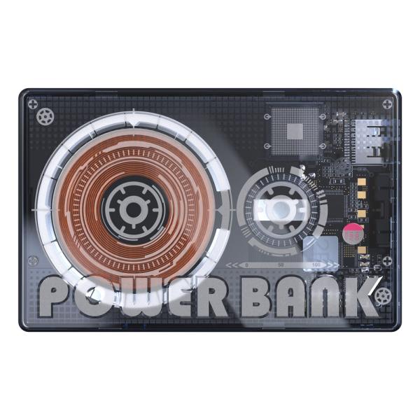 Mini Magnetic Wireless Power bank Charger Transparent 5000mah 10000mah