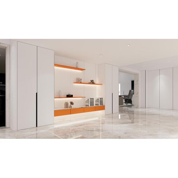Custom Orange And Hanyu White Basement Storage Solution Stainless Steel