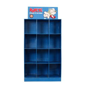 China Custom Retail Store Promotion Paper Display Racks POP Free Standing Floor Corrugated Stand Cardboard Display on sale
