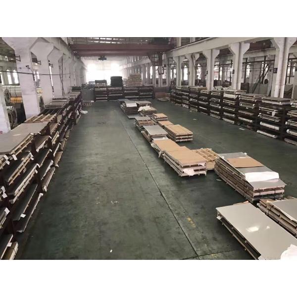 Metal Stainless Steel Flat Plate , Rolled Steel Plate Easy Formability ANN Hardness