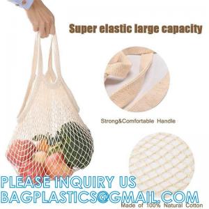 China Organic Cotton String Washable Market Bag | Mesh Produce Bag, Fruits Vegetable Net Bag, Eco Net Bag wholesale