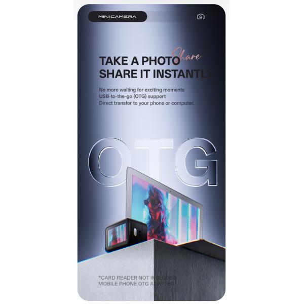 Mini camera in use during outdoor activity