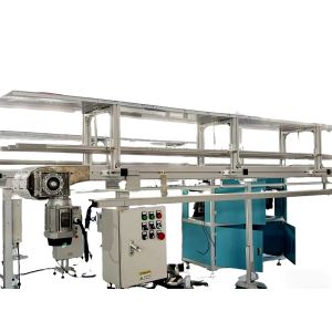 Buy cheap 105mm Width Flexible Plastic Bottle Chain Conveyor Machine With Dust Cover from wholesalers