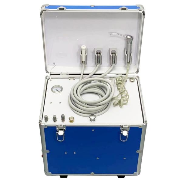 Mobile Cart Dental Treatment Unit Portable Pet Dental Turbine Unit Customizable Dental Unit Portable with Saliva Ejector