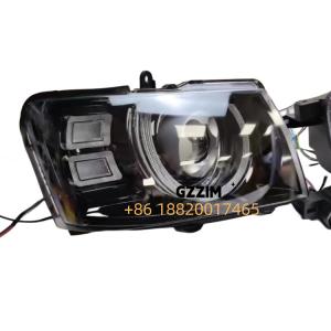 China ABS Plastic Led Car Head Lights Front Lamp For Nissan Patrol Y61 2014 on sale