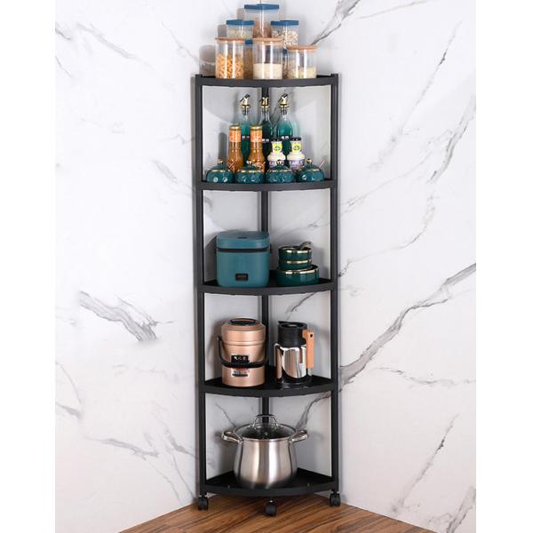 4 Layers Freestanding Kitchen Rack Stainless Steel Waterproof Easy Assembly