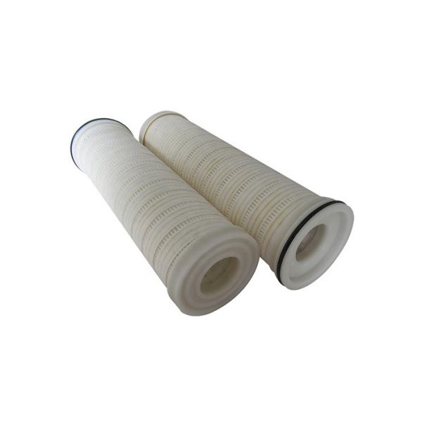 Water Filtration 5 Micron PP Pleated Filter Cartridge 20'' 40'' 60''