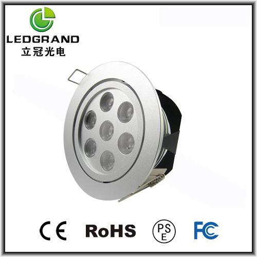 Quality High Power 90～240V 7W LED Downlights Dimmable LG-TH-1007A for sale