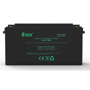 China Deep Cycle 12V 200Ah Lithium Battery for Caravan / Camping and Power Back-up on sale