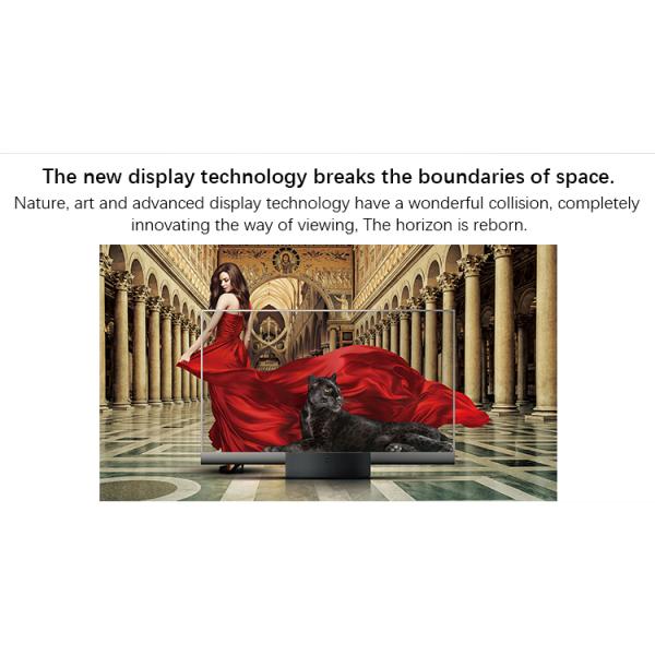Original Xiaomi Transparent TV 55 inch OLED 5.7mm ultra-thin screen Smart TV television Suspended image 55 Inch 4k smart