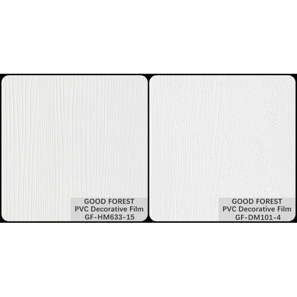 Cabinet Wood Grain PVC Decorative Film Pure Colour Blistering